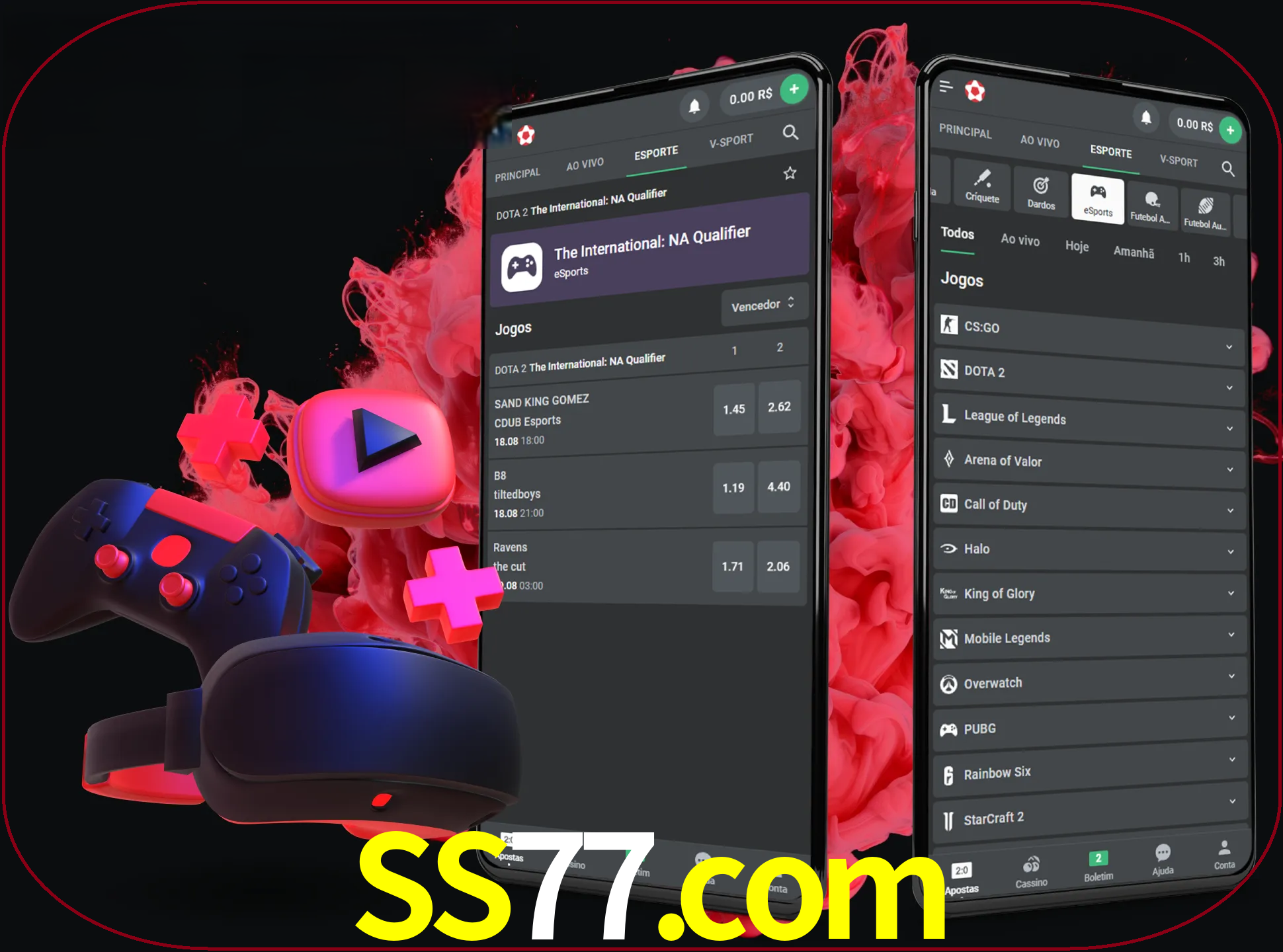 Para ter a aplicação móvel ss77 no seu smartphone, basta descarregar o ficheiro apk e seguir as instruções.