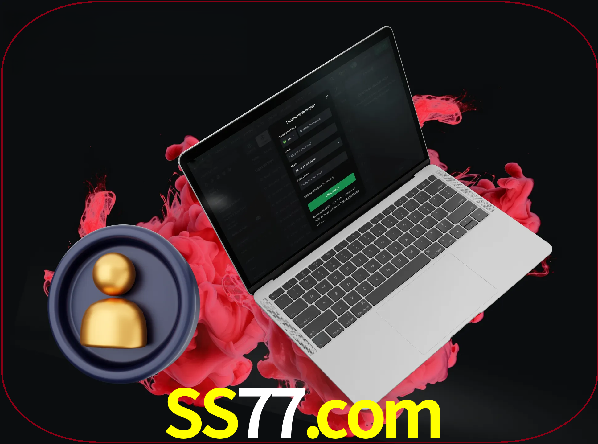 No cabeçalho do site ss77, clique no botão que o levará a um formulário especial onde terá de introduzir as suas informações actuais.